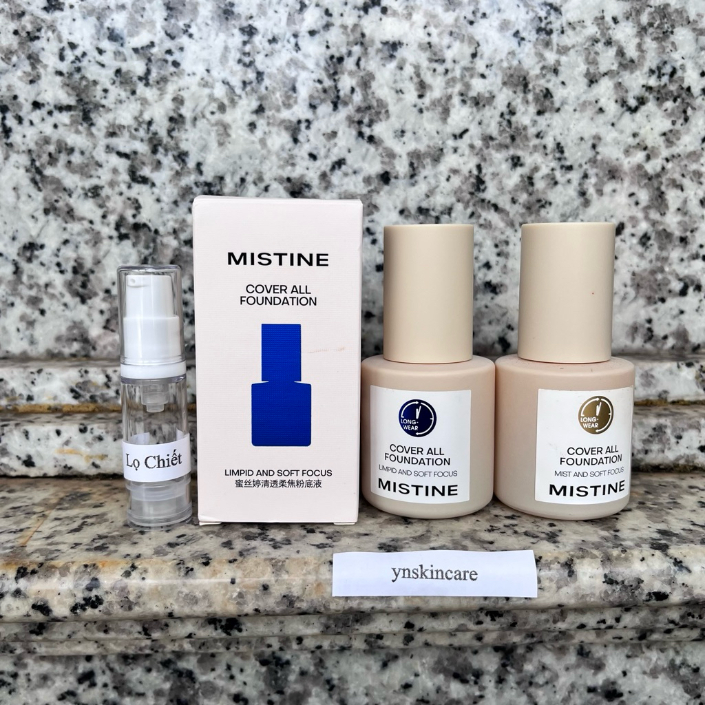 Kem Nền Mistine Cover All Silky Natural Finish Mẫu Chiết LF110/ NN120