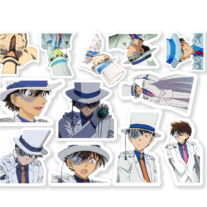 50 sticker Kaito Kid nhân vật Thám tử lừng danh Conan - Detective Conan hình dán không trùng