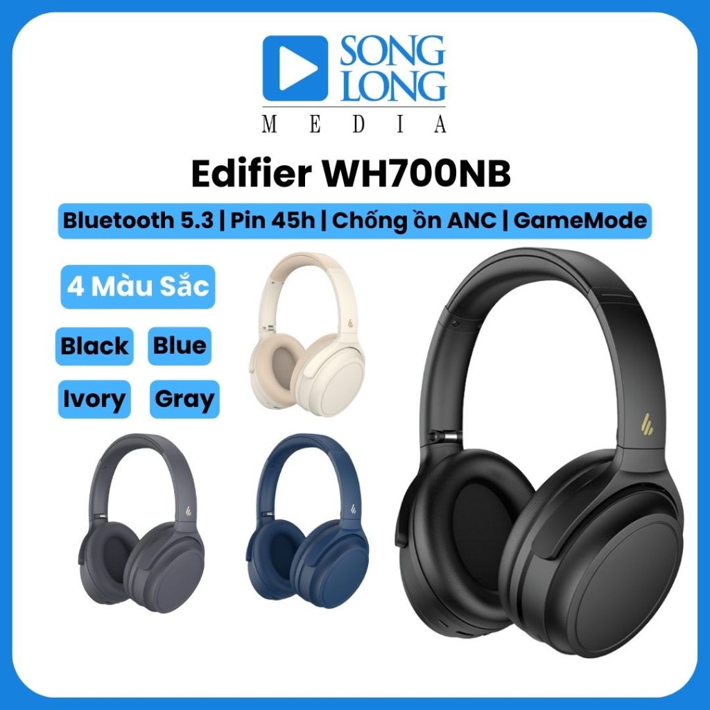 Tai nghe chùm đầu EDIFIER WH700NB - Chính hãng phân phối