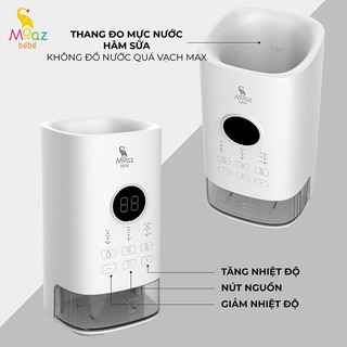 [Tặng thìa báo nóng] Máy hâm sữa siêu tốc Moazbebe MB033 - BẢO HÀNH 12 THÁNG LỖI SẢN XUẤT