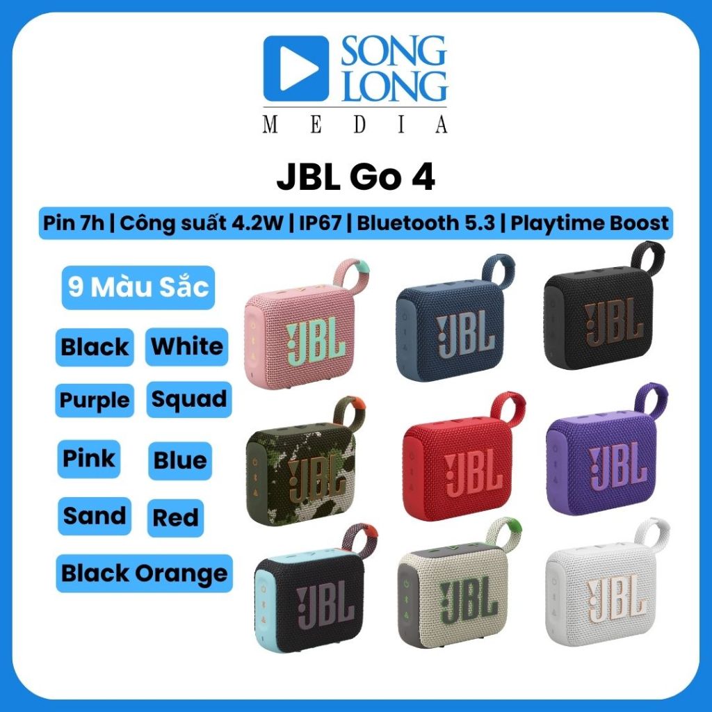Loa JBL Go 4 - Chính hãng phân phối