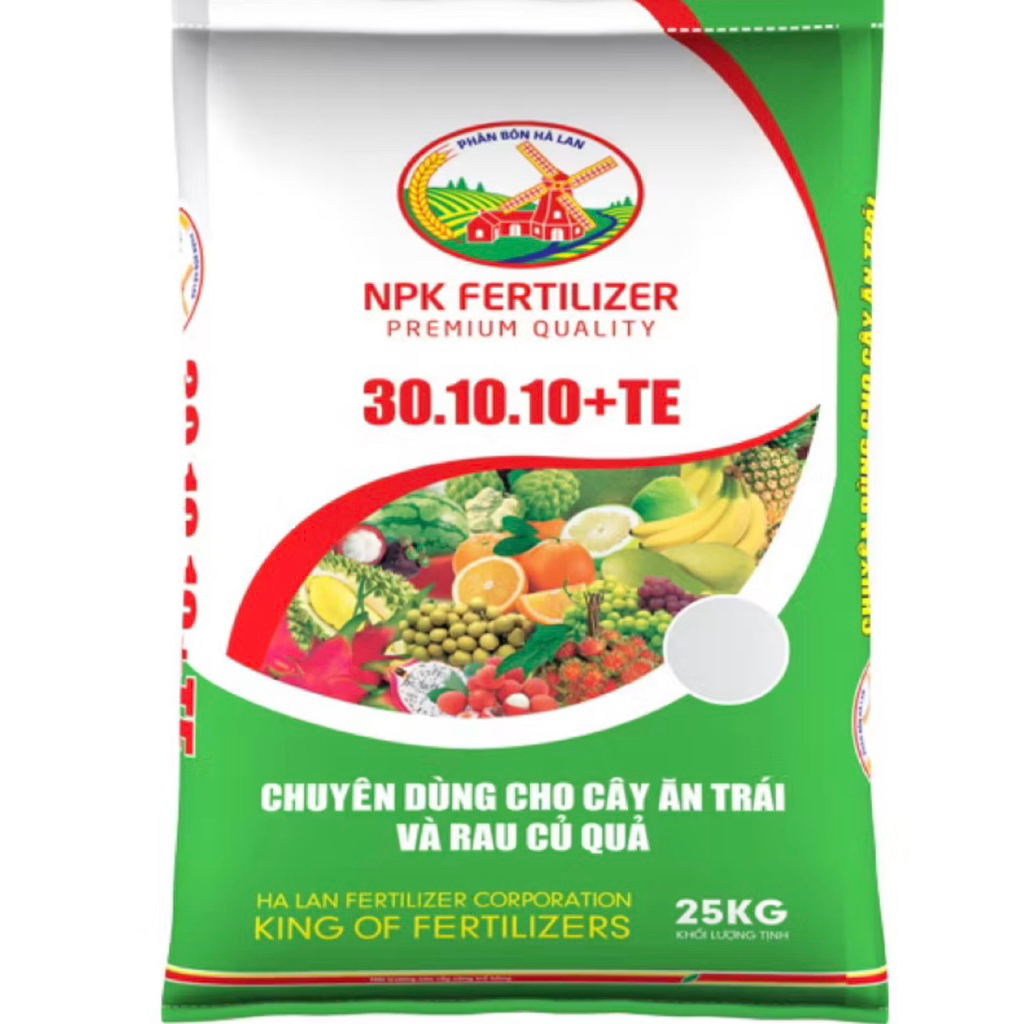 NPK 30-10-10+TE PHÂN BÓN HÀ LAN 200Gram