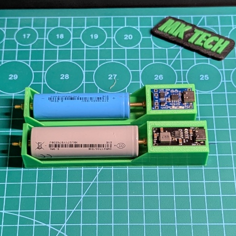 Khay sạc pin 1 cell dùng cho pin 18650 và 21700
