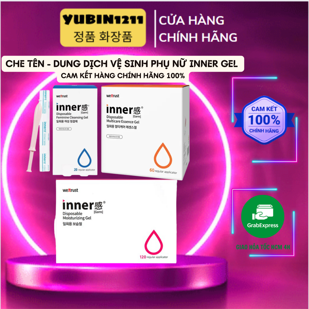 [COMBO SIÊU RẺ] Inner Gel Vệ Sinh Phụ Nữ Màu Xanh Làm Sạch