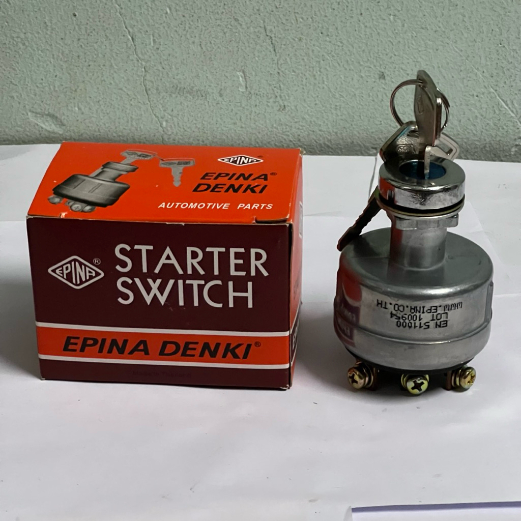 Ổ khoá đề (khoá điện) 6 chân EPINA DENKI xe tải, máy nổ, máy cày, xe công trình