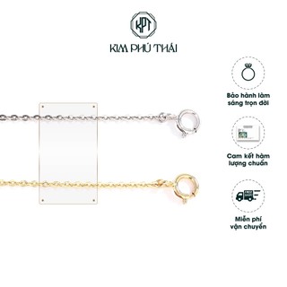 Dây Chuyền Nữ KIM PHÚ THÁI Vàng 10K Không Kèm Mặt Dạng O Bản Thường 1.2mm - DV05