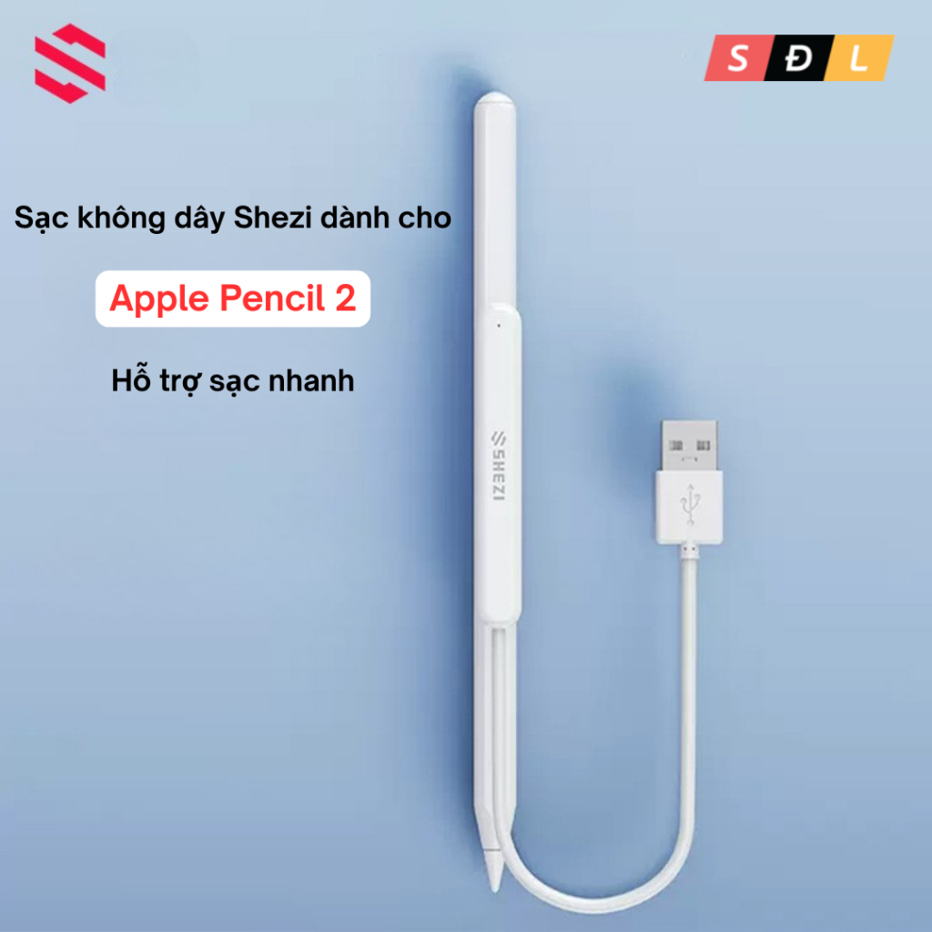 Sạc không dây Shezi dành cho Pencil 2 / Baesus / và các loại bút hít bên hông để sạc