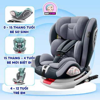 Ghế ngồi ô tô cho bé xoay 360 An toàn, tiện lợi cùng bé đồng hành trên mọi nẻo đường