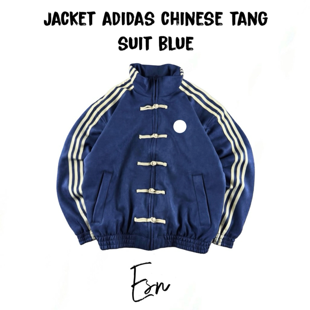 [CHÍNH HÃNG] Jacket Adidas Chinese Tang Suit Blue Authentic, Áo khoác Adidas chính hãng