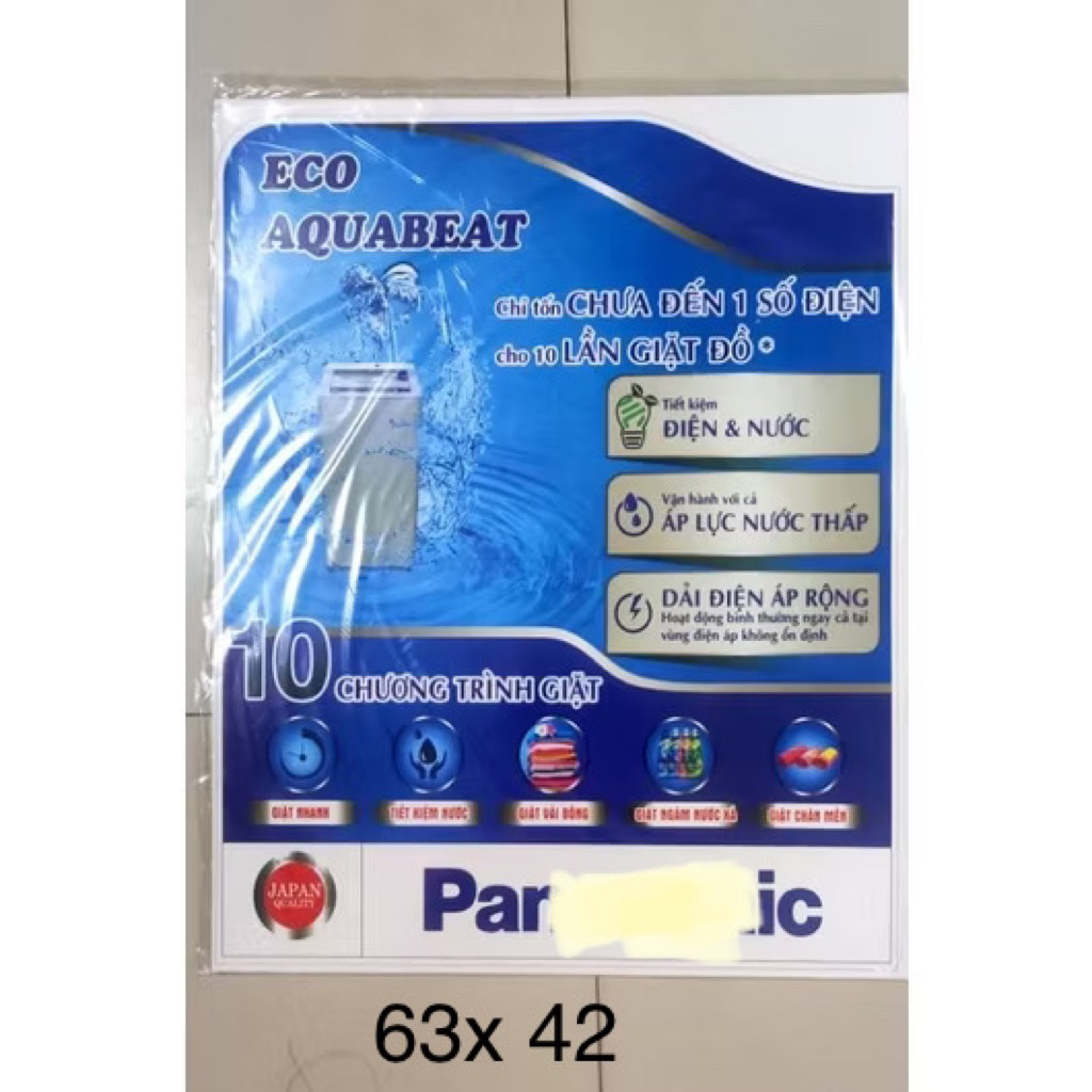 tem dán máy giặt pa****nic