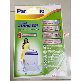 Tem dán máy giặt pa****nic