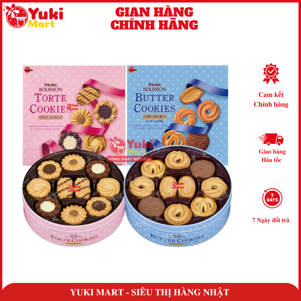 Bánh Quy Bourbon Butter Cookies 60 cái