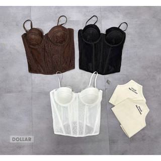 Áo 2s ren cup ngực croset có đệm QC
