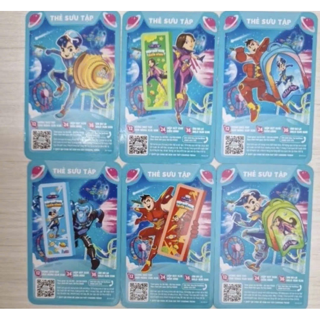 Combo 100 thẻ Kun đổi quà vòng đeo tay vạn năng, hộp bút biến hình, Balô kun