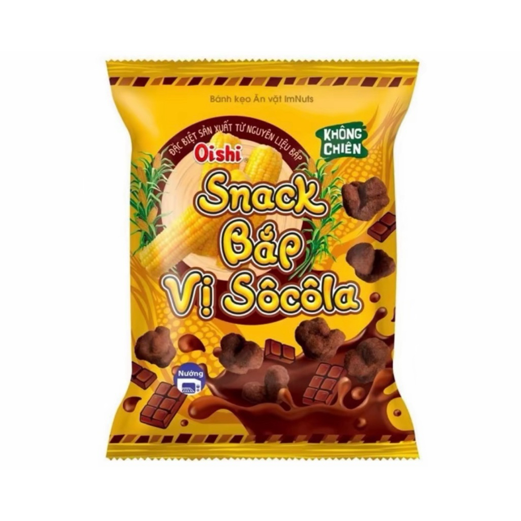 Combo 10 Gói Bim Bim Bắp Soocla Oishi 32G