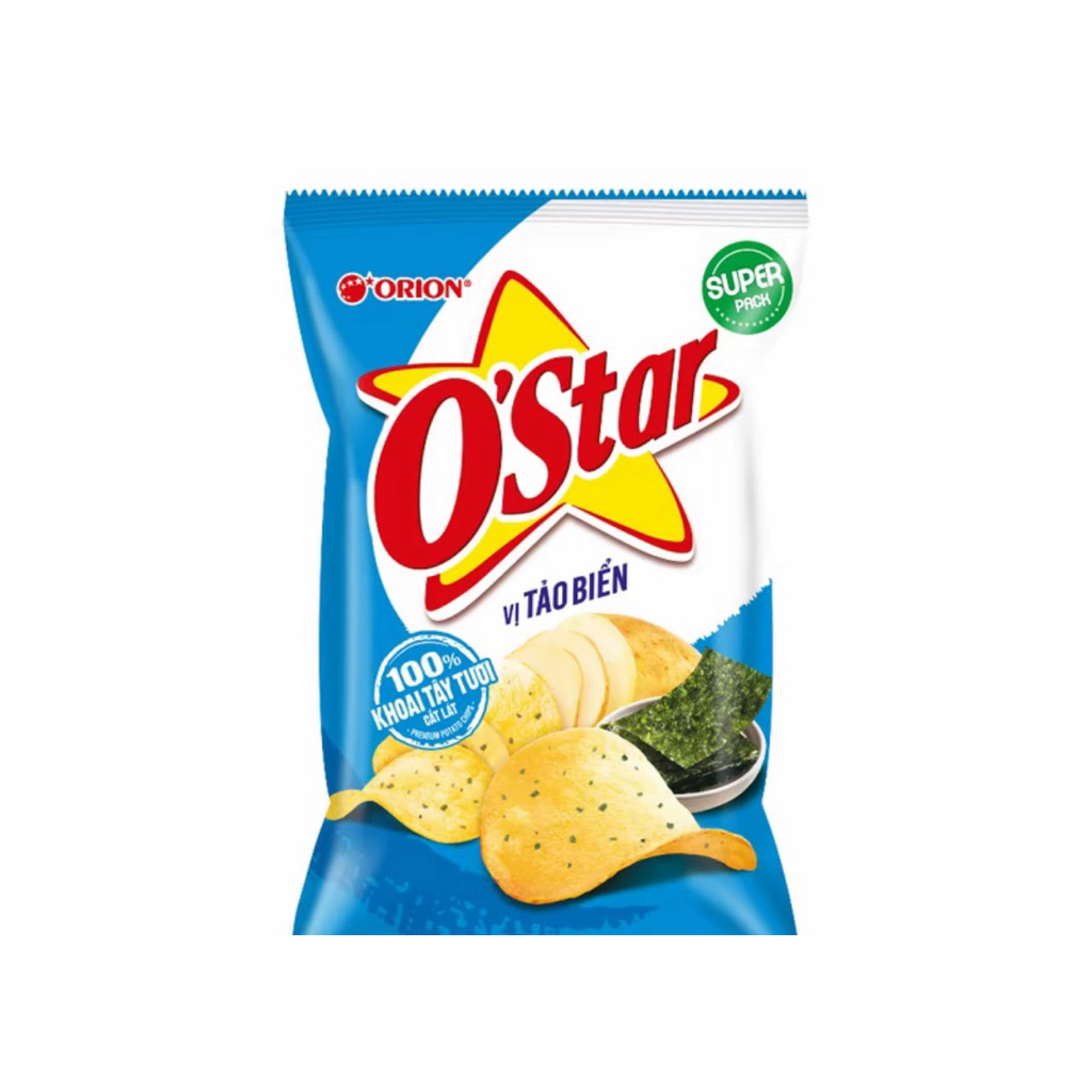 Combo 10 Gói Bim Bim Ostar Khoai tây Tảo Biểnnnnnnnnn Siêu Ngon