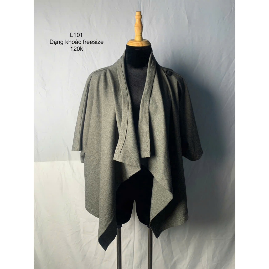 (26 mẫu KL101-150) Áo choàng khoác / khăn len 2hand Nhật