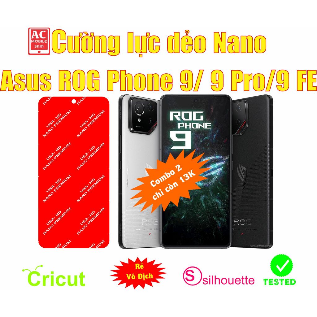 Cường lực dẻo bảo vệ màn hình điện thoại Asus ROG Phone 9/Asus ROG Phone 9 pro/Asus ROG Phone 9FE