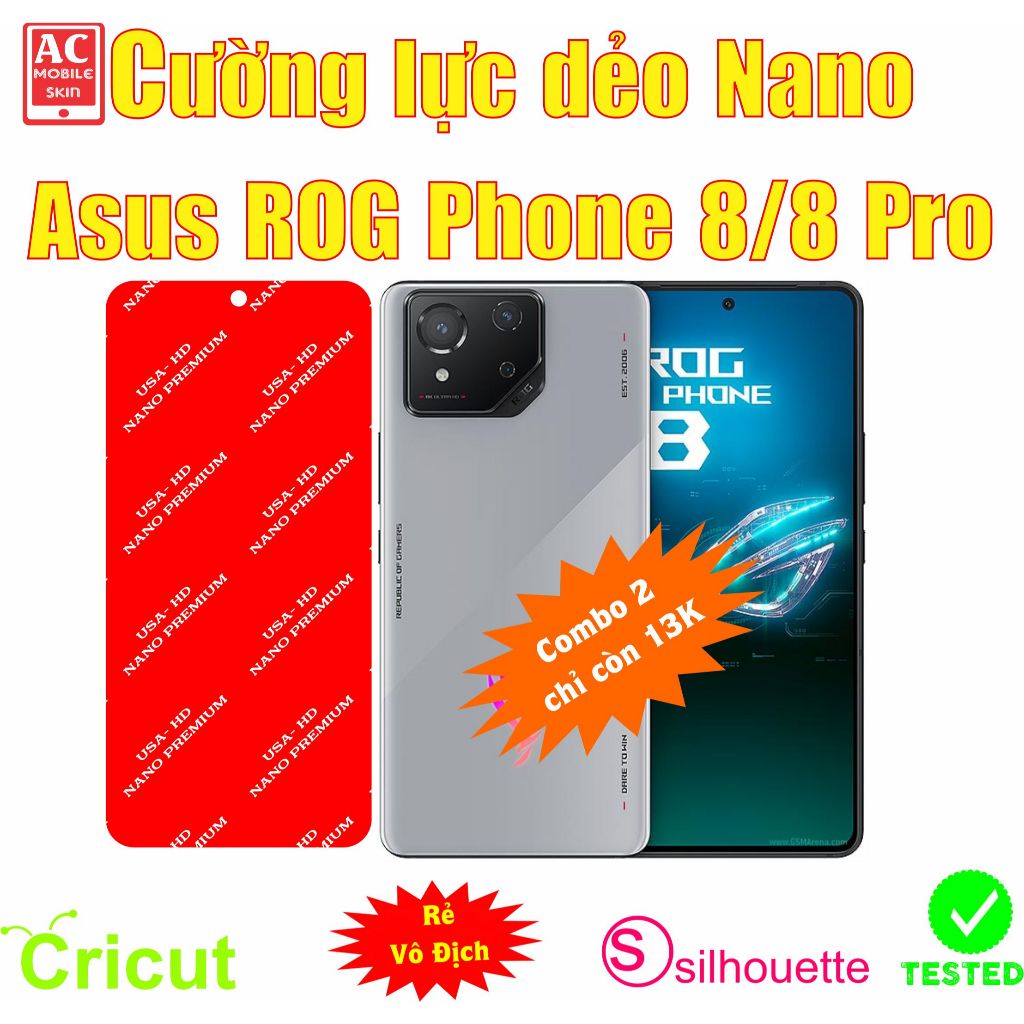 Cường lực dẻo bảo vệ màn hình điện thoại Asus ROG Phone 8/ Asus ROG Phone 8 pro