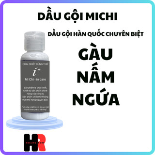  Dầu gội MiChi tẩy tế bào chết da đầu Hàn Quốc kiềm dầu,mọc tóc,ngăn rụng và gàu,nấm,ngứa 100ml 