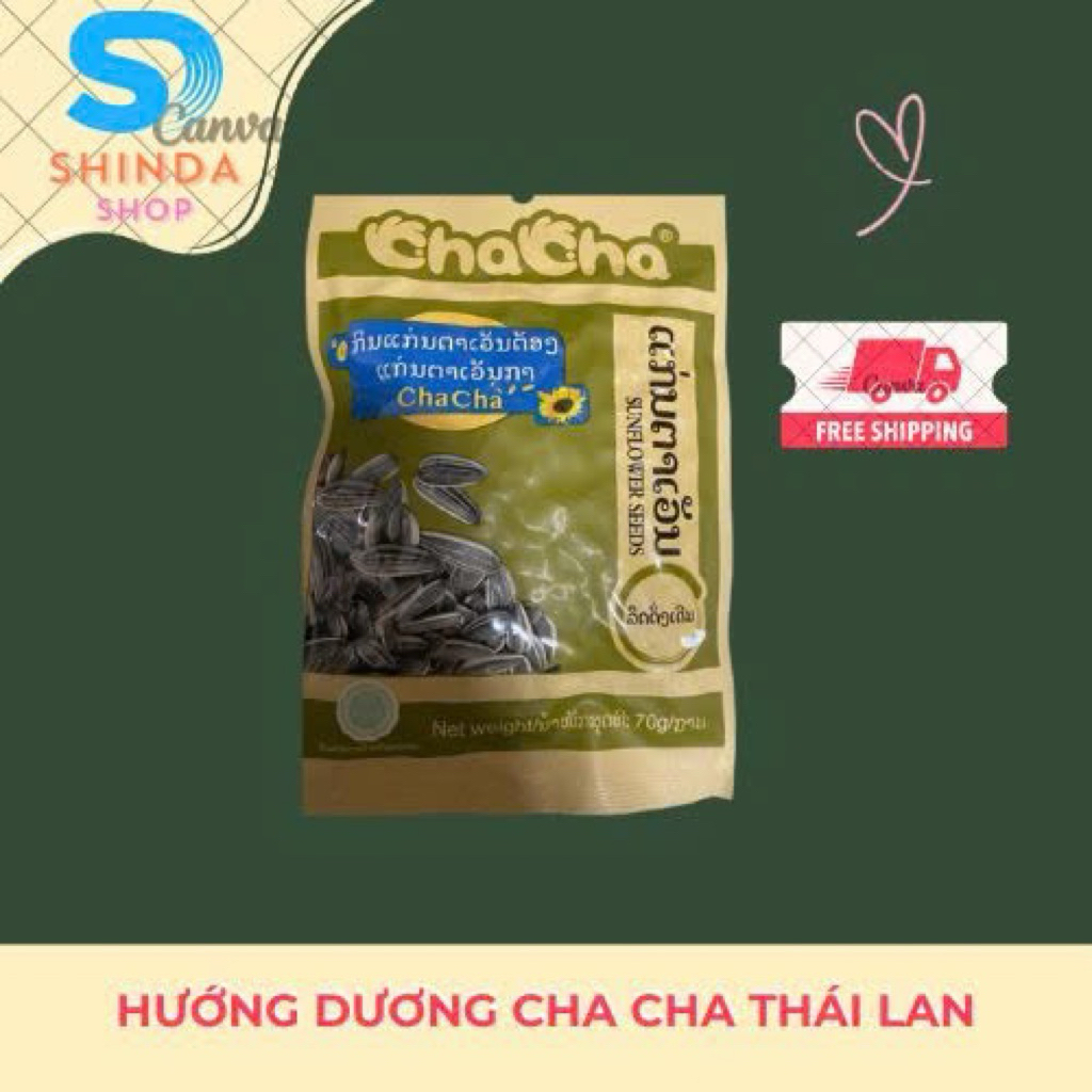 Hạt Hướng Dương ChaCha Giòn Ngon Thái Lan