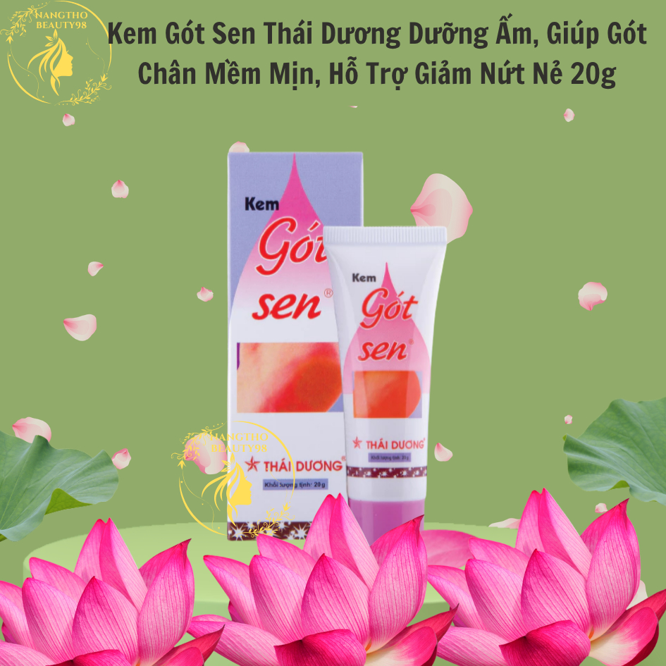 Kem Gót Sen - Giữ Ẩm Da Khô Nứt Nẻ Tuýt 20g