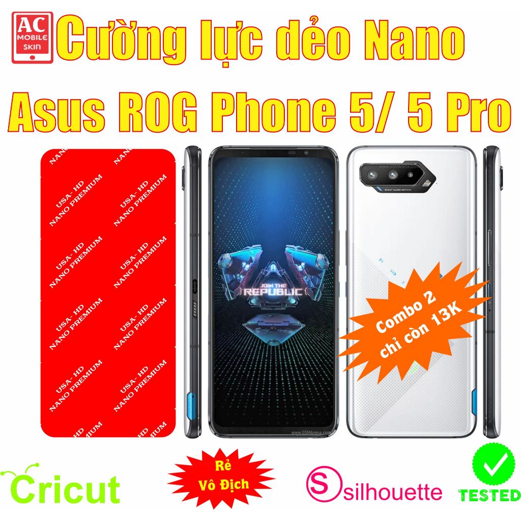 Cường lực dẻo bảo vệ màn hình điện thoại Asus ROG Phone 5/ Asus ROG Phone 5 Pro