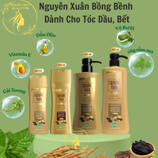   HCM  Dầu gội dược liệu Nguyên Xuân Bồng bềnh 350ml tặng 35ml - Ngát hương hoa phù hợp cho da đầu dầu 