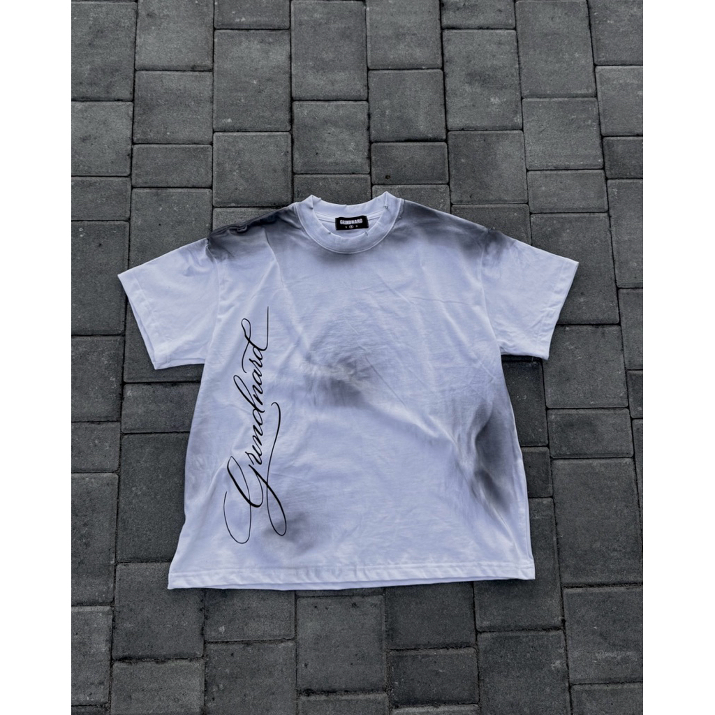 Áo Thun Boxy GRINDHARD - GRHD.02 Boxy T-Shirt White