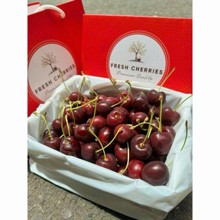 Set hộp quà cherry úc kèm túi (hộp 1-2kg màu đỏ)