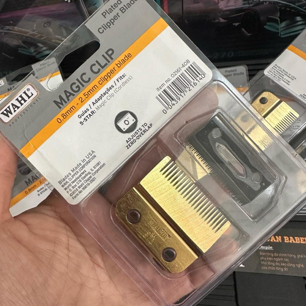 Lưỡi kép Walh Magic Clip gold