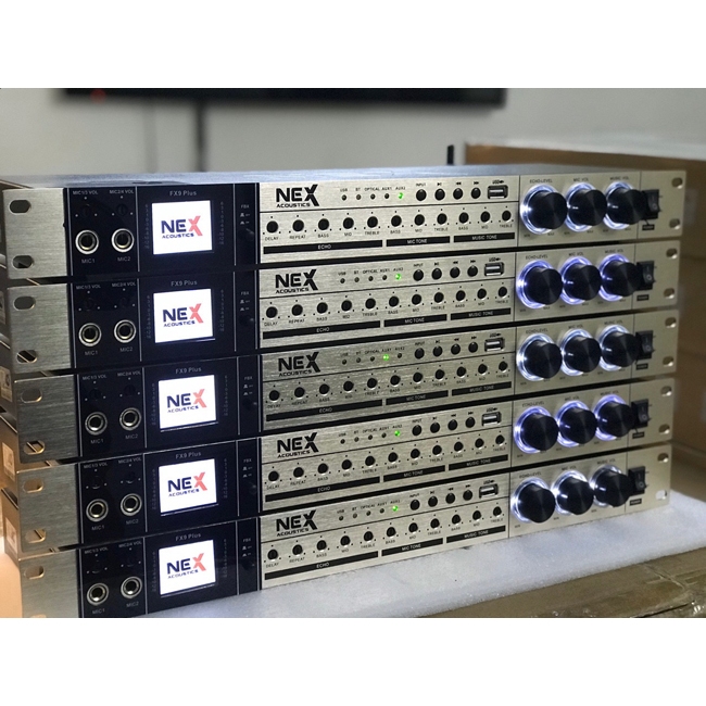 Vang Lai Số NEX Fx9 chống hú,Kết Nối Quang Học OPTICAL, BLUETOOTH, USB, AUX