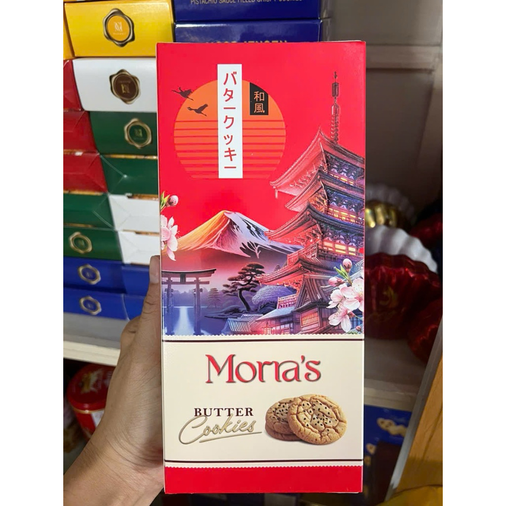 Bánh Morra's hộp giấy chữ nhật 105g Tháp - Thùng 36h