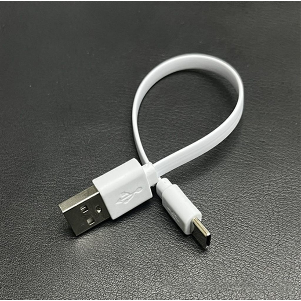 Cáp sạc microUSB type C dài 25cm