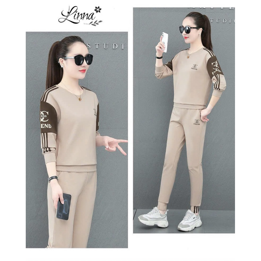 Đồ thể thao nữ thu đông - Bộ thể thao nữ chất umi mềm mịn cao cấp