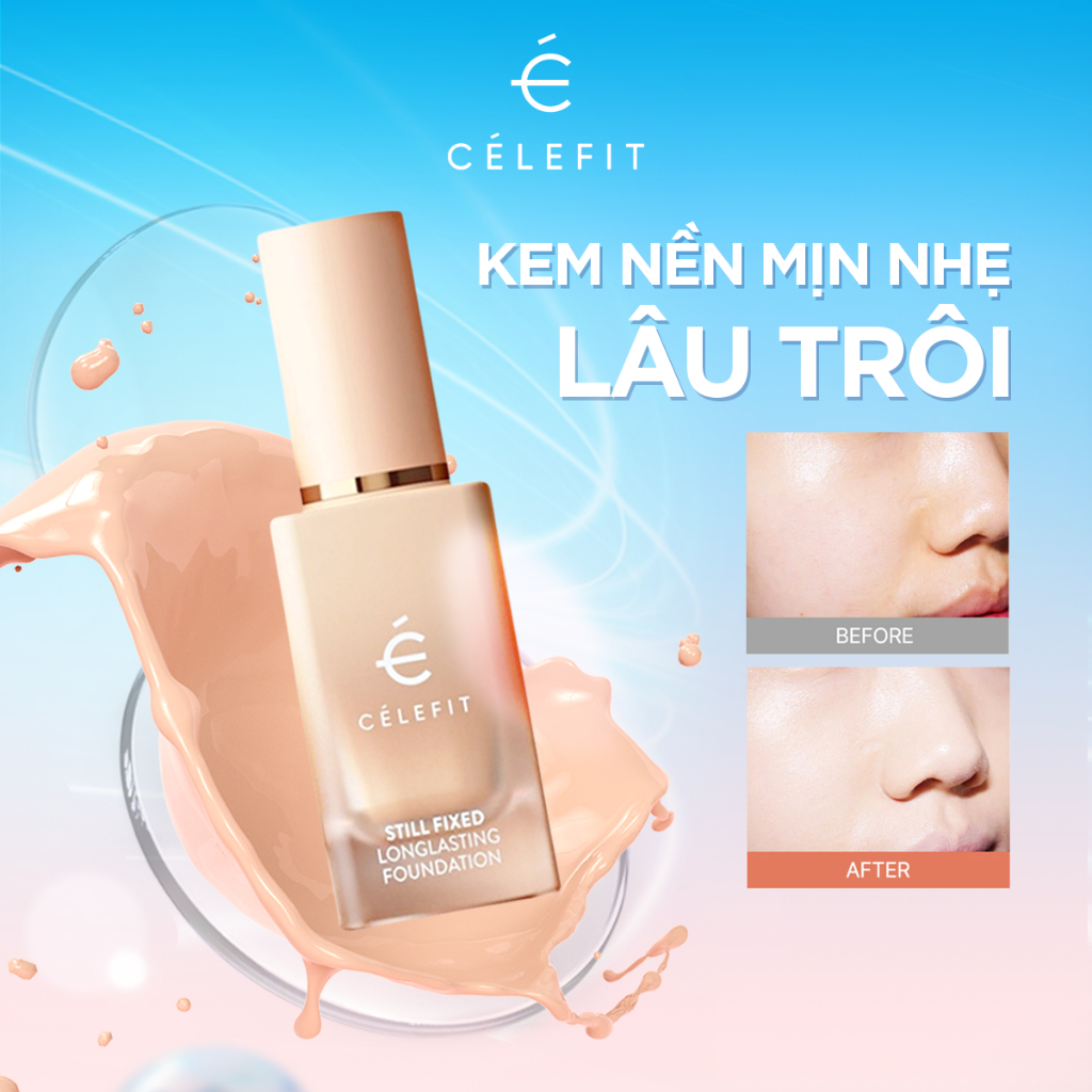 Kem nền CELEFIT Still Fixed Longlasting Foundation 30ml date 22/09/2026 - Tone 23