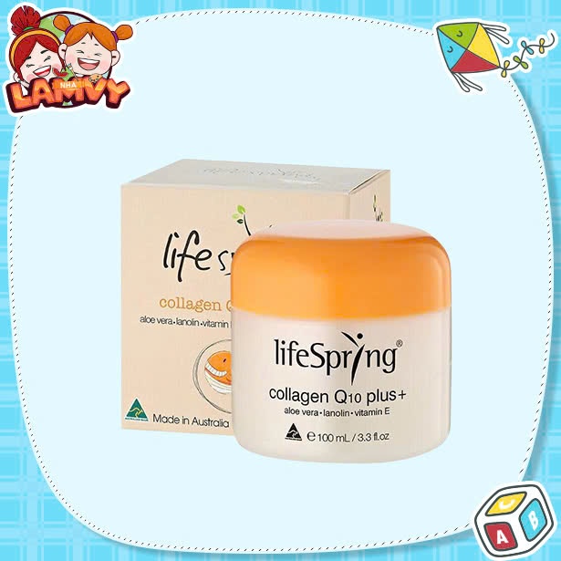 Kem nhau thai cừu LifeSpring Úc Collagen Q10 Plus