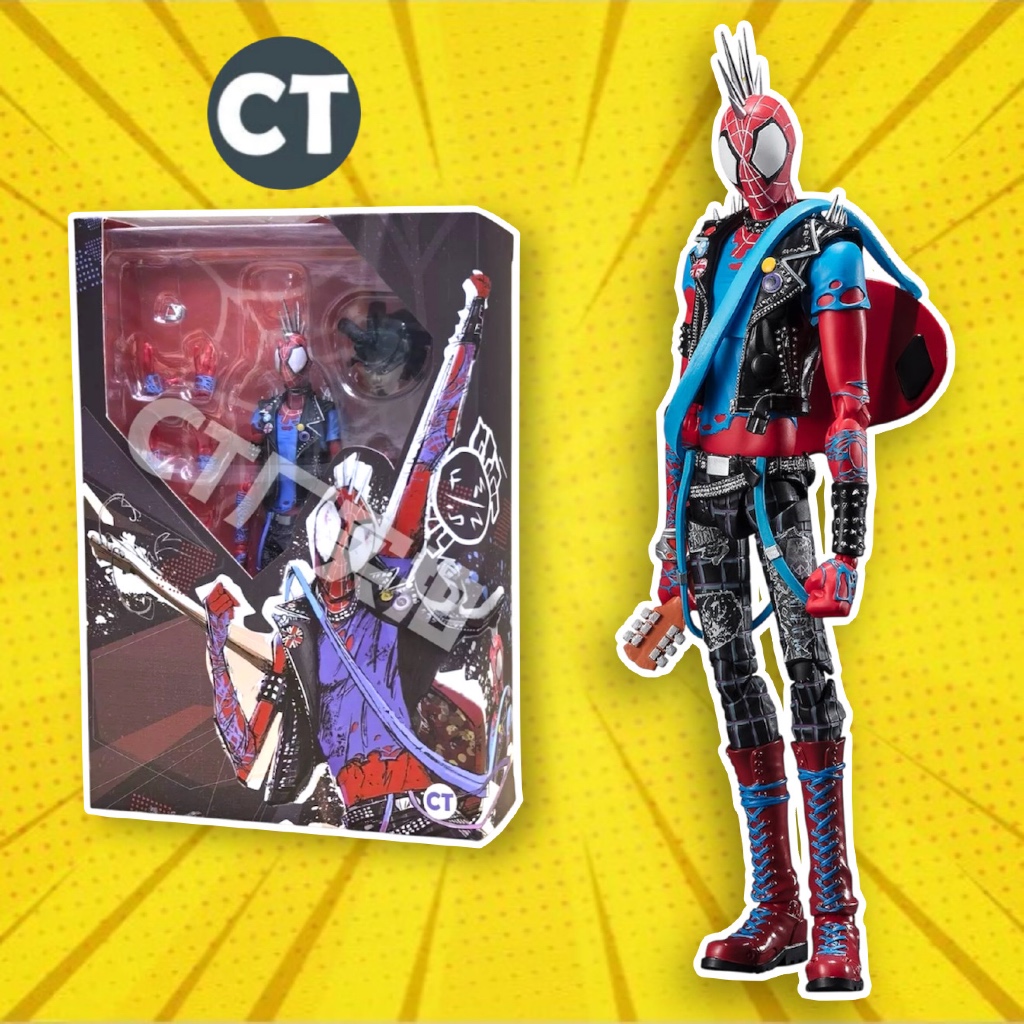 (Có Sẵn) Mô Hình CT Spider Punk - Shf Punk hãng CT Toys