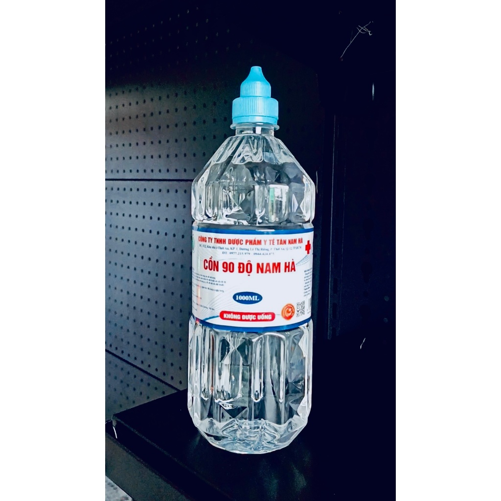 Cồn Sát Khuẩn 90° Nam Hà – Cồn Y Tế Ethanol 90% (Không Vòi) – Khử Khuẩn Dụng Cụ, Bề Mặt & Nhà Cửa