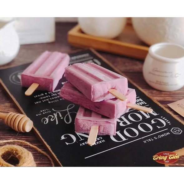 ( Hoả tốc) Kem dẻo Tràng Tiền vị khoai môn  hộp 10 cây