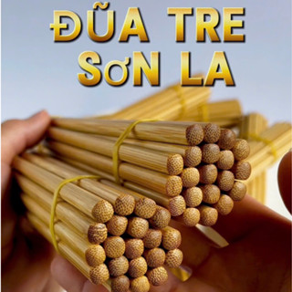 [ COMBO 50 ĐÔI ] Đũa Tre PTLUXURY Chất Liệu Tre Tự Nhiên Dài 25 Cm Dùng Không Mốc Mọt Không Cong Vênh