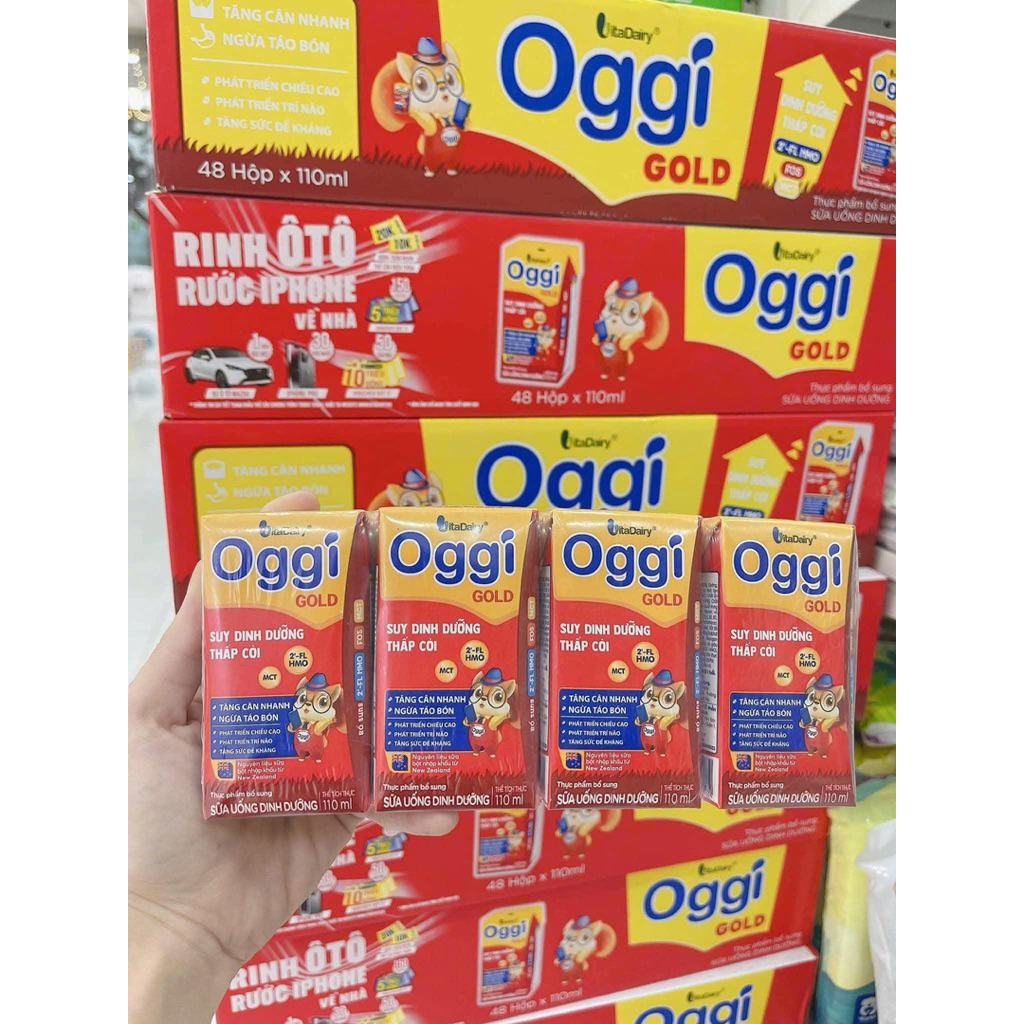 Sữa oggi đỏ pha sẵn 110ml