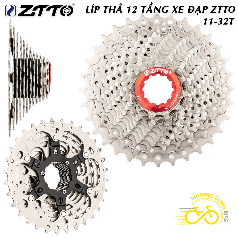 Líp thả líp 12 tầng xe đạp ZiTTO 11-32T - Chính Hãng ZTTO