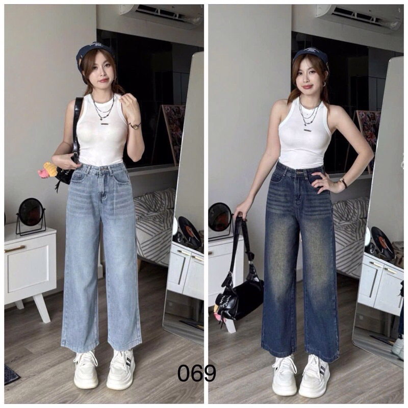 AJ179 QUẦN JEAN SUÔNG CHO NÀNG NẤM 069