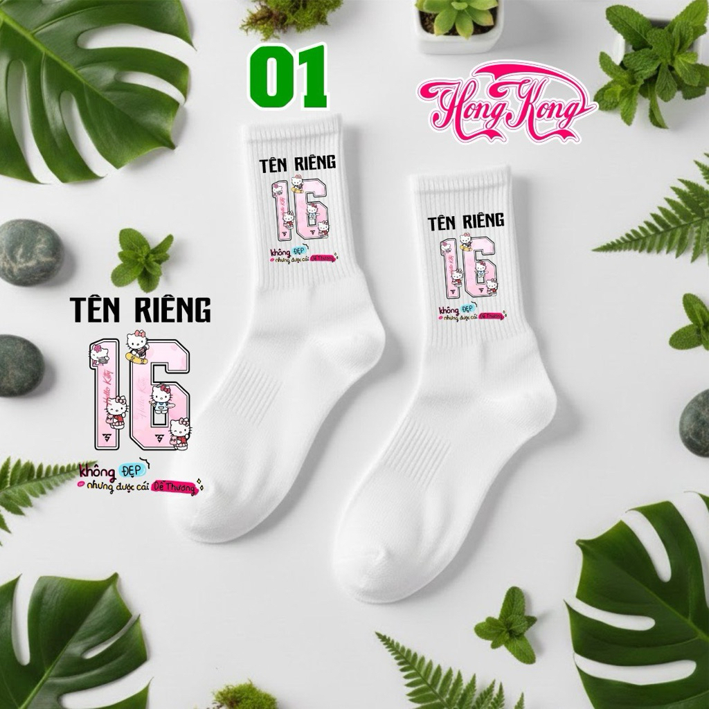 Tất in tên số theo yêu cầu | Vớ thể thao in theo yêu cầu