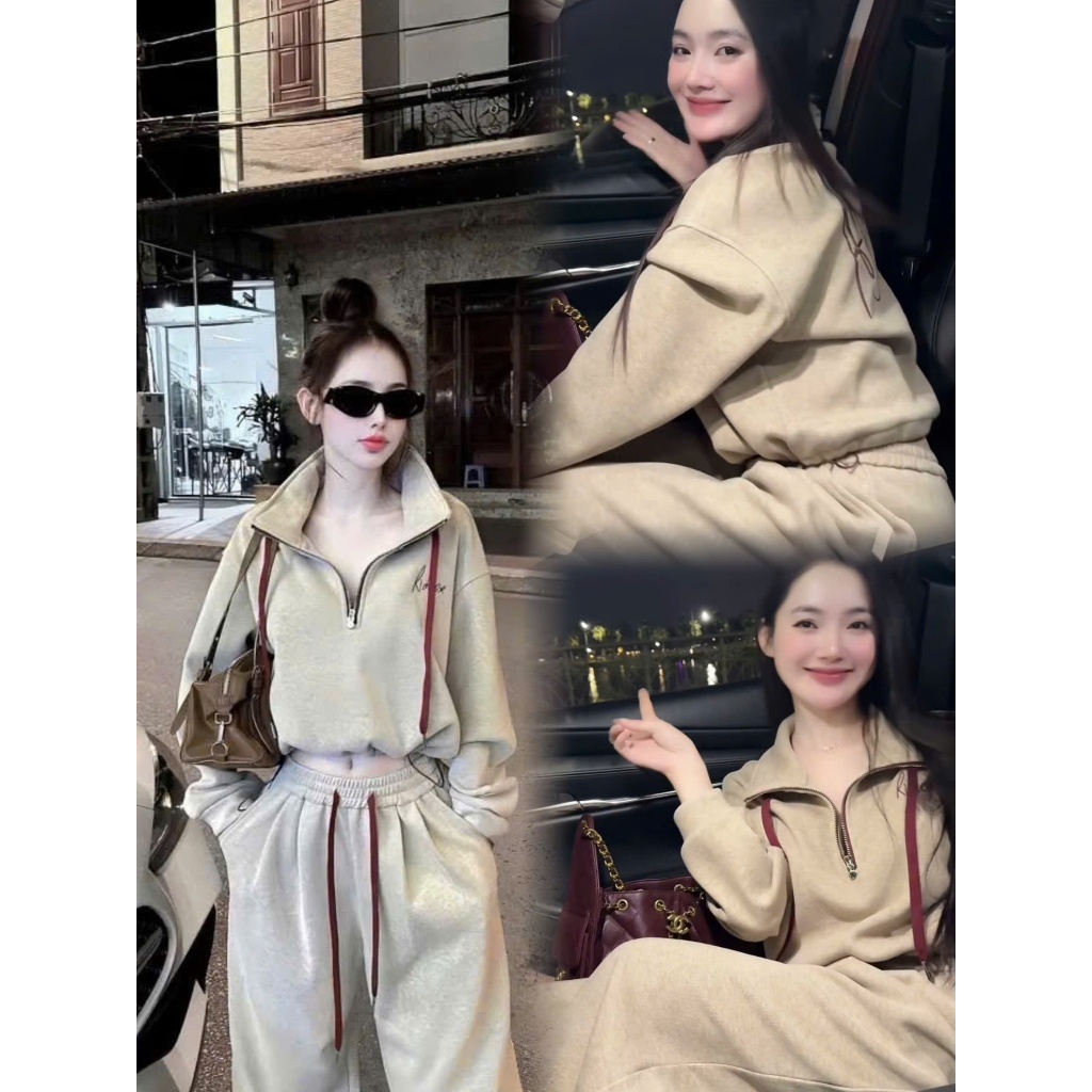 KAMI SHOP - Set vàng kem năng động chuẩn gu các nàng chuộng phong cách cá tính