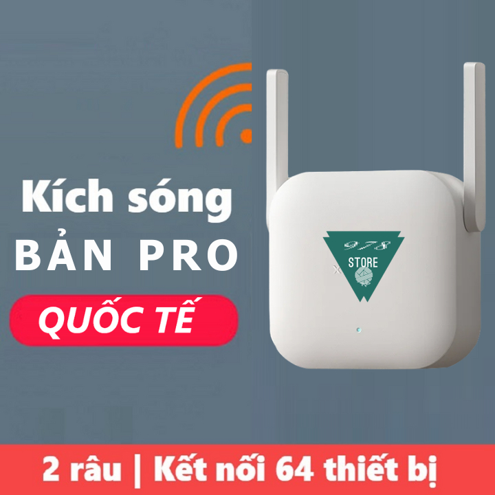 [QUỐC TẾ/NỘI ĐỊA] Thiết bị kích sóng Xiao Wifi Repeater Pro bộ kích sóng wifi Xiao N300