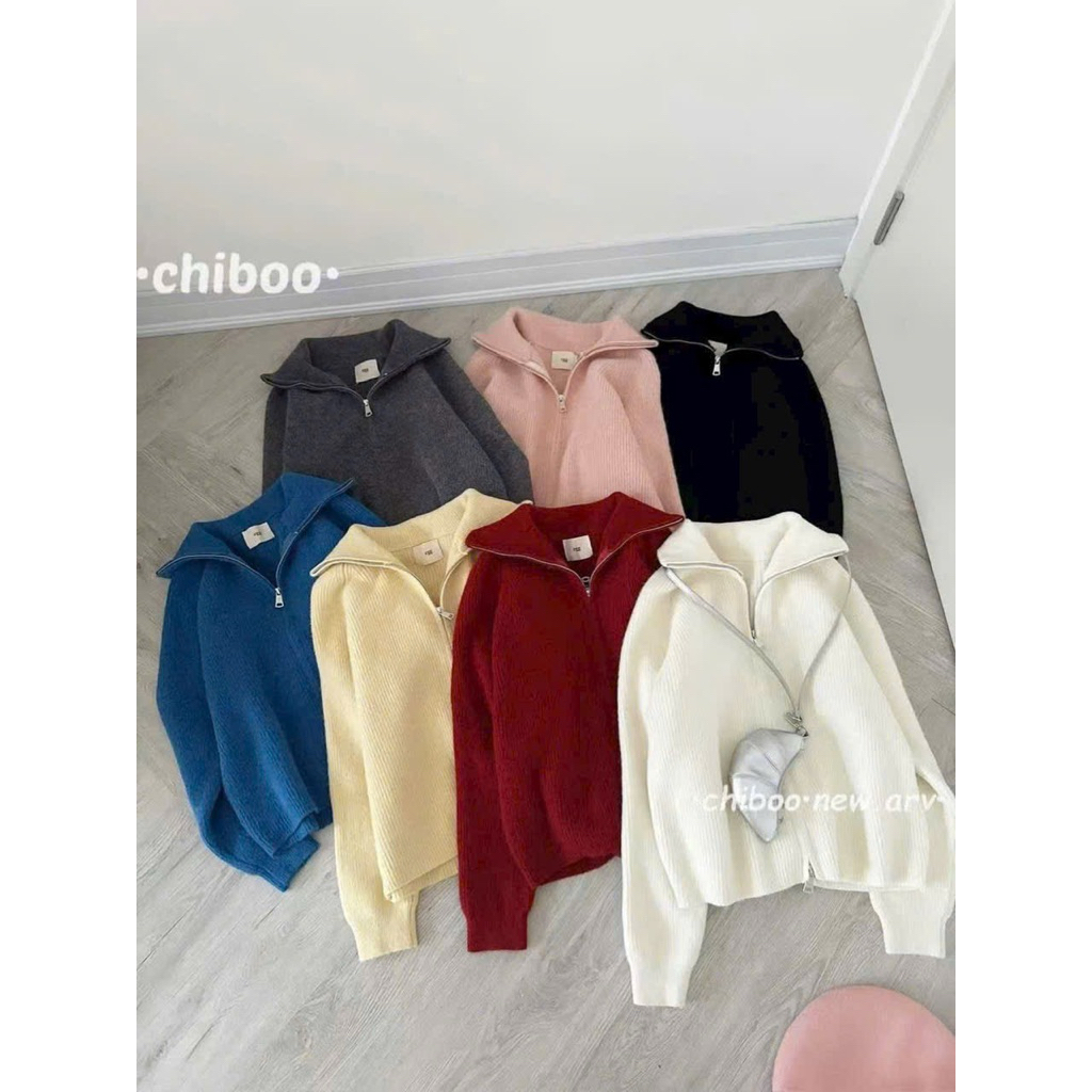 áo polo len khoá tag EGg 198