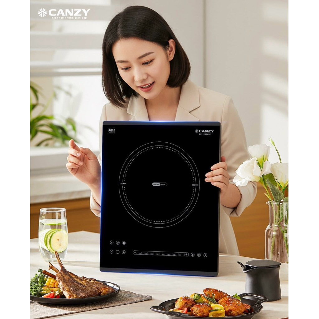 Bếp từ đơn âm Canzy CZ1288GW