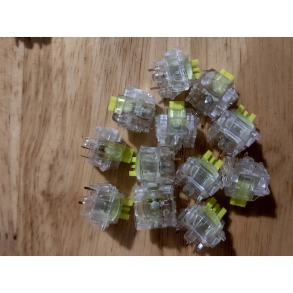 5, 10, 20 switch phím cơ outemu Trục Silent Crystal Lime V3